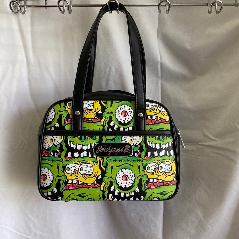 Monster print purse